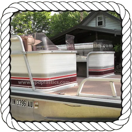 Lowe 1991 24ft Pontoon DC Bow Shields
