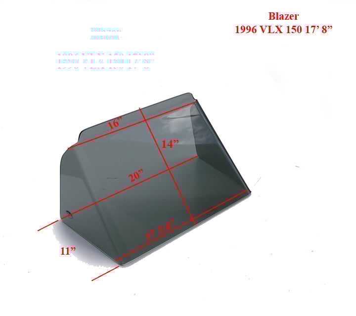 Blazer 1996 17’8″ VLX 150