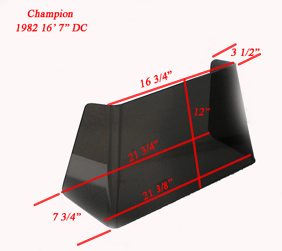 Champion 1982 16’7″ Bass Boat DC