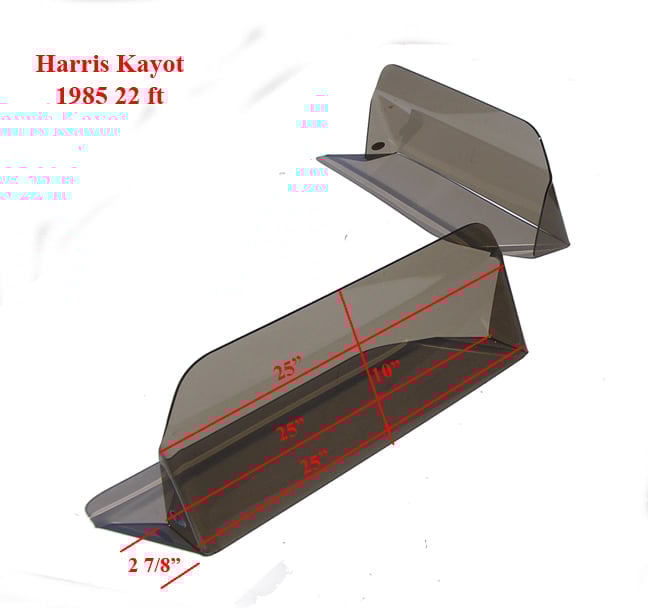 Harris 1985 22ft Kayot Deck Boat Limited SX DC