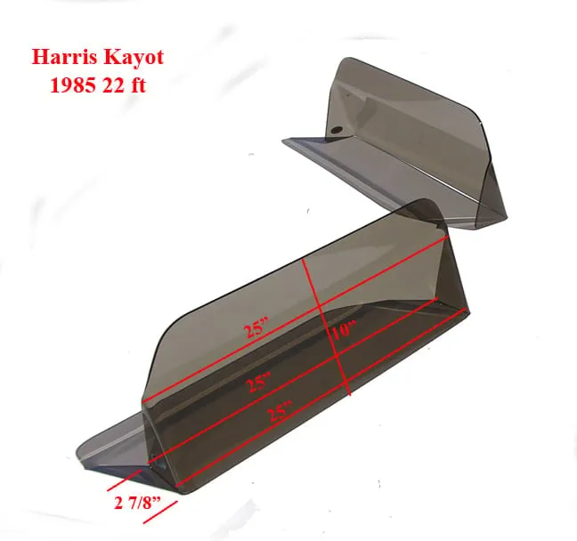 Harris 1985 22ft Kayot Deck Boat Limited SX DC