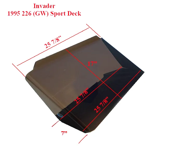 Invader 1995 226ft Sport Deck