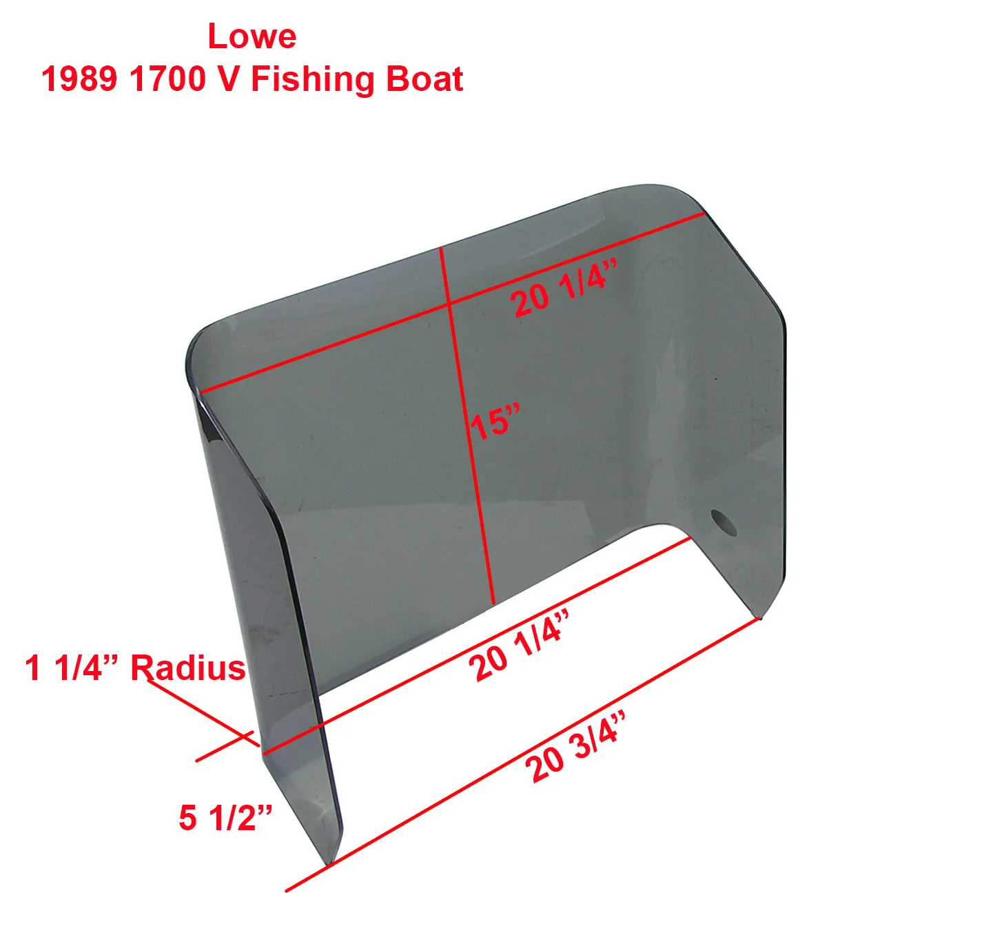 Lowe 1989 1700 V Fishing Boat