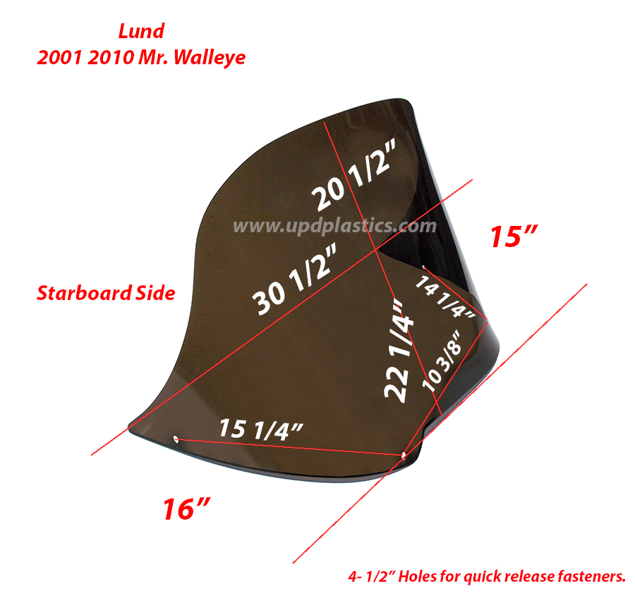Lund 2001 2010 Mr. Walleye Starboard Side