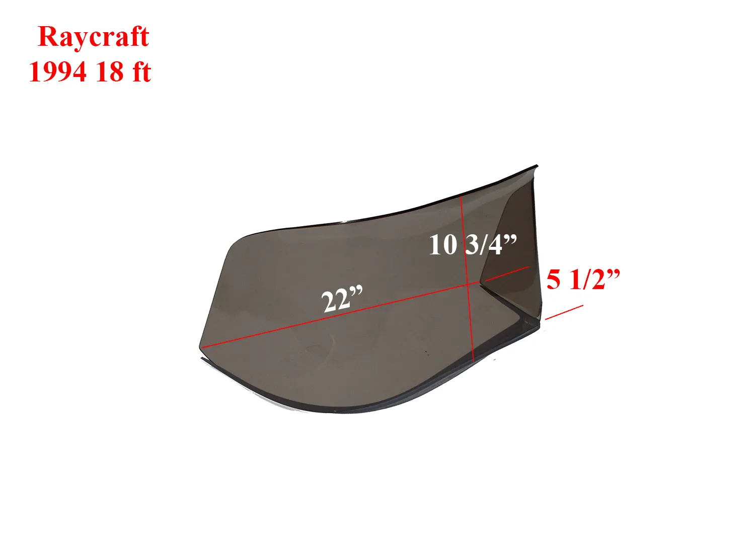 Raycraft 1994 18ft Side Console (Starboard Side only)