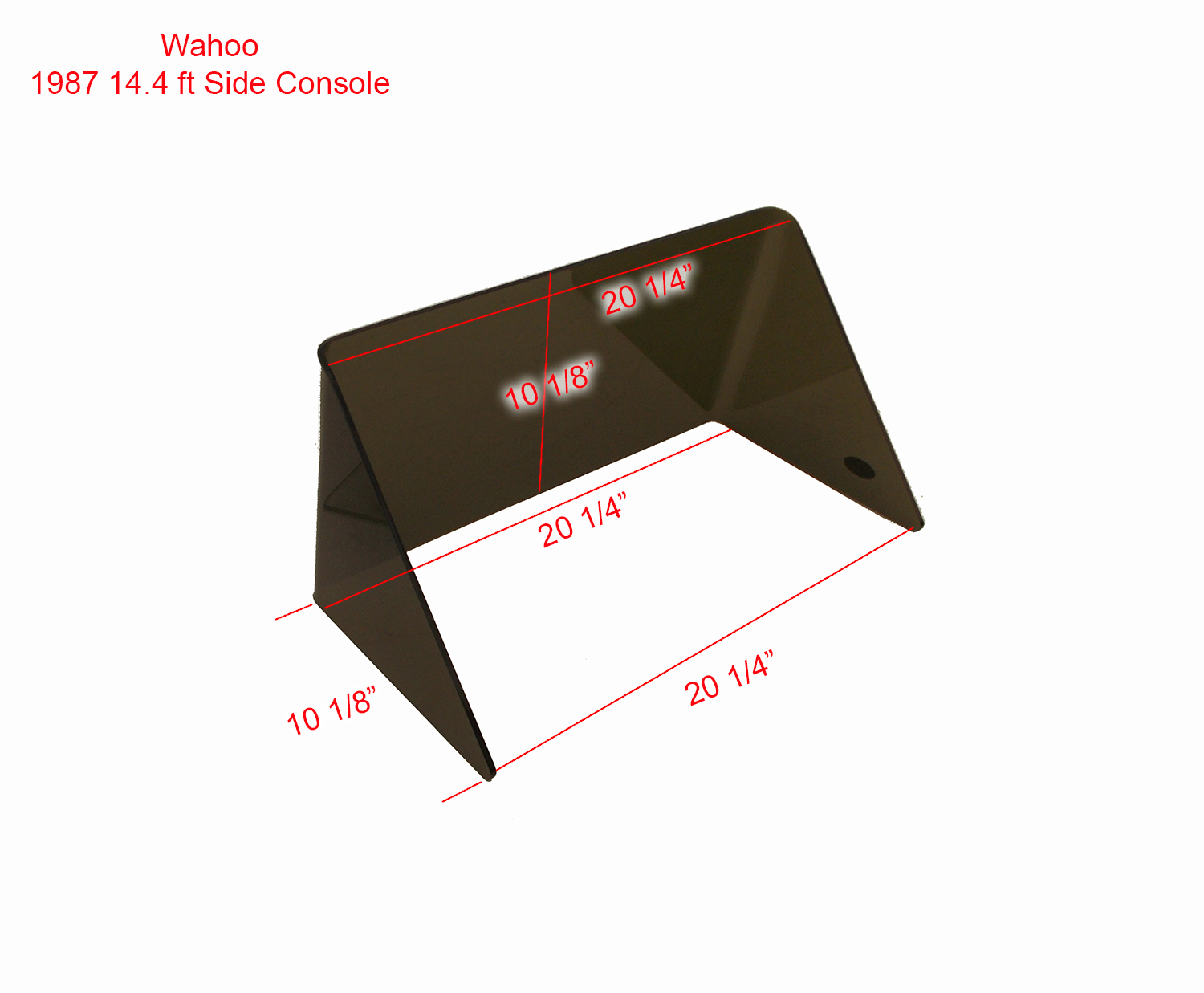 Wahoo 1987 14.4 ft Side Console