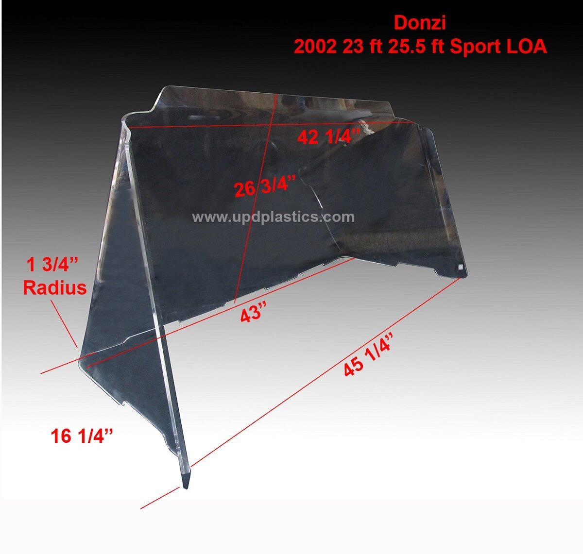 Donzi 2002 23ft 25.5 LOA