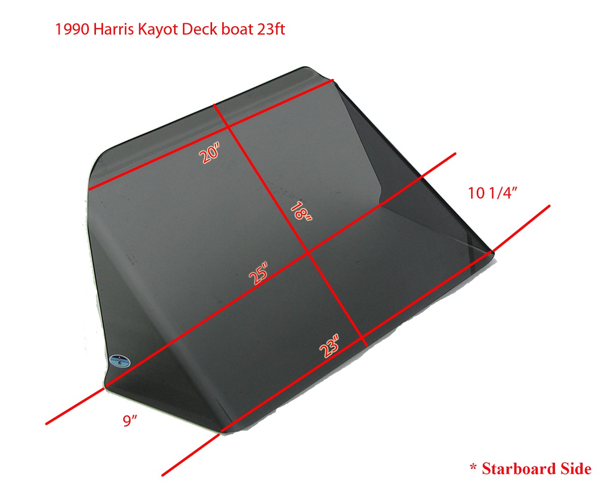 Harris 1990 23ft Kayot Deck Boat Dual Console