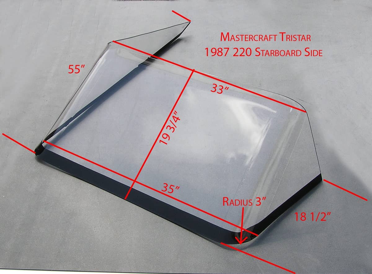 Mastercraft 1987 22ft Tristar Walk Around (Starboard side only)