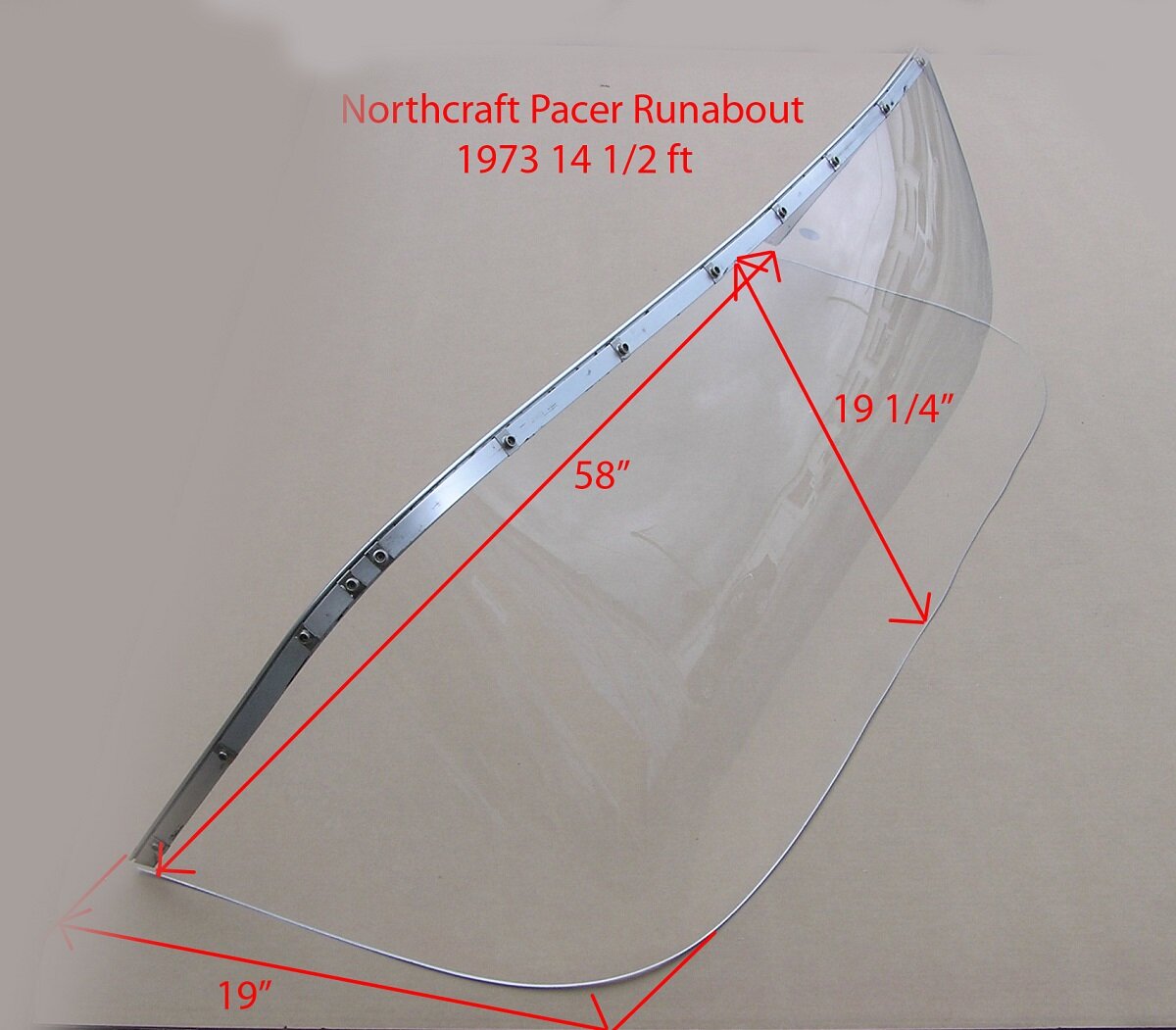 Northcraft 1973 14 1/2ft Pacer Runabout