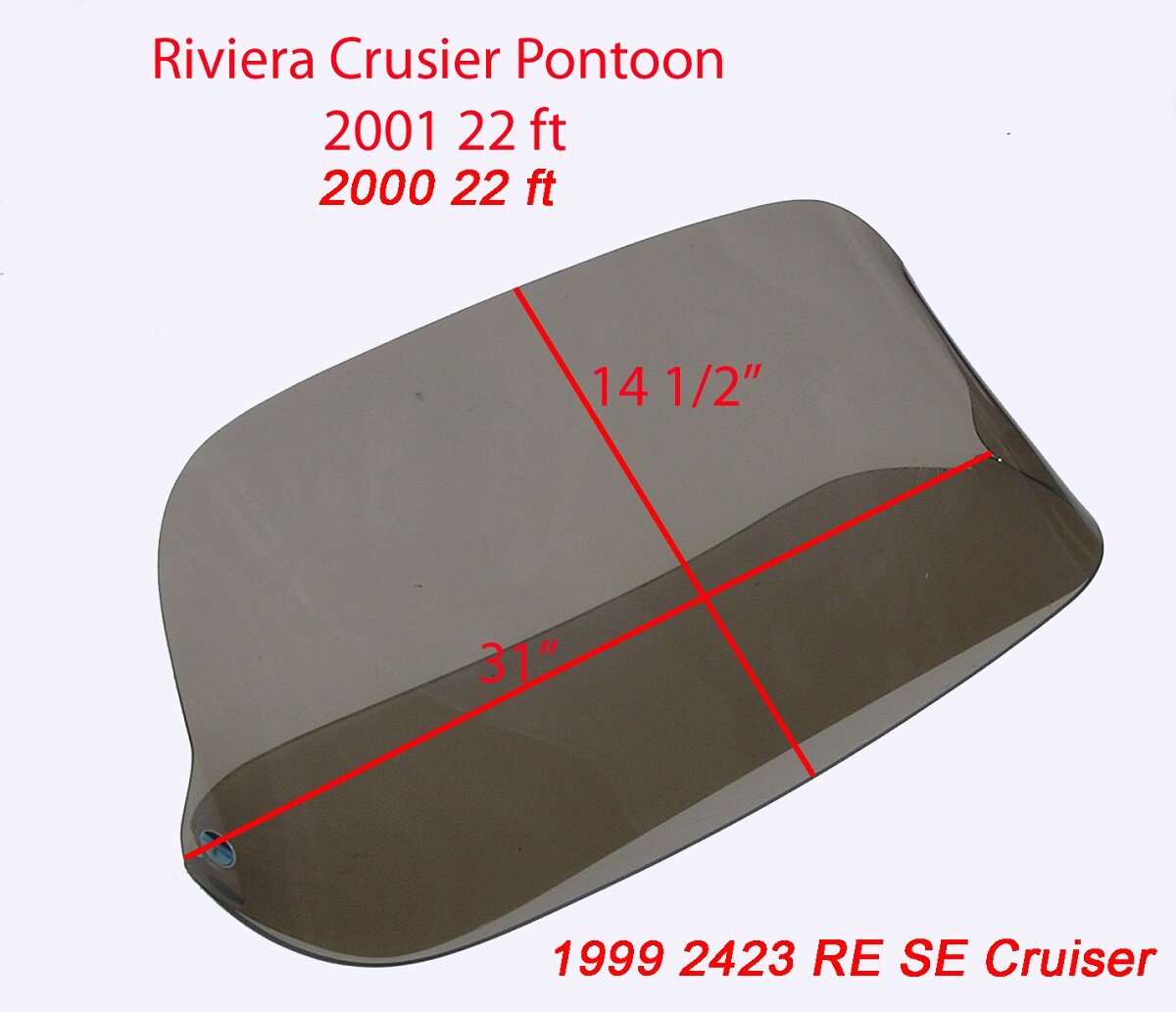 Riviera 2001 22ft Cruiser Pontoon