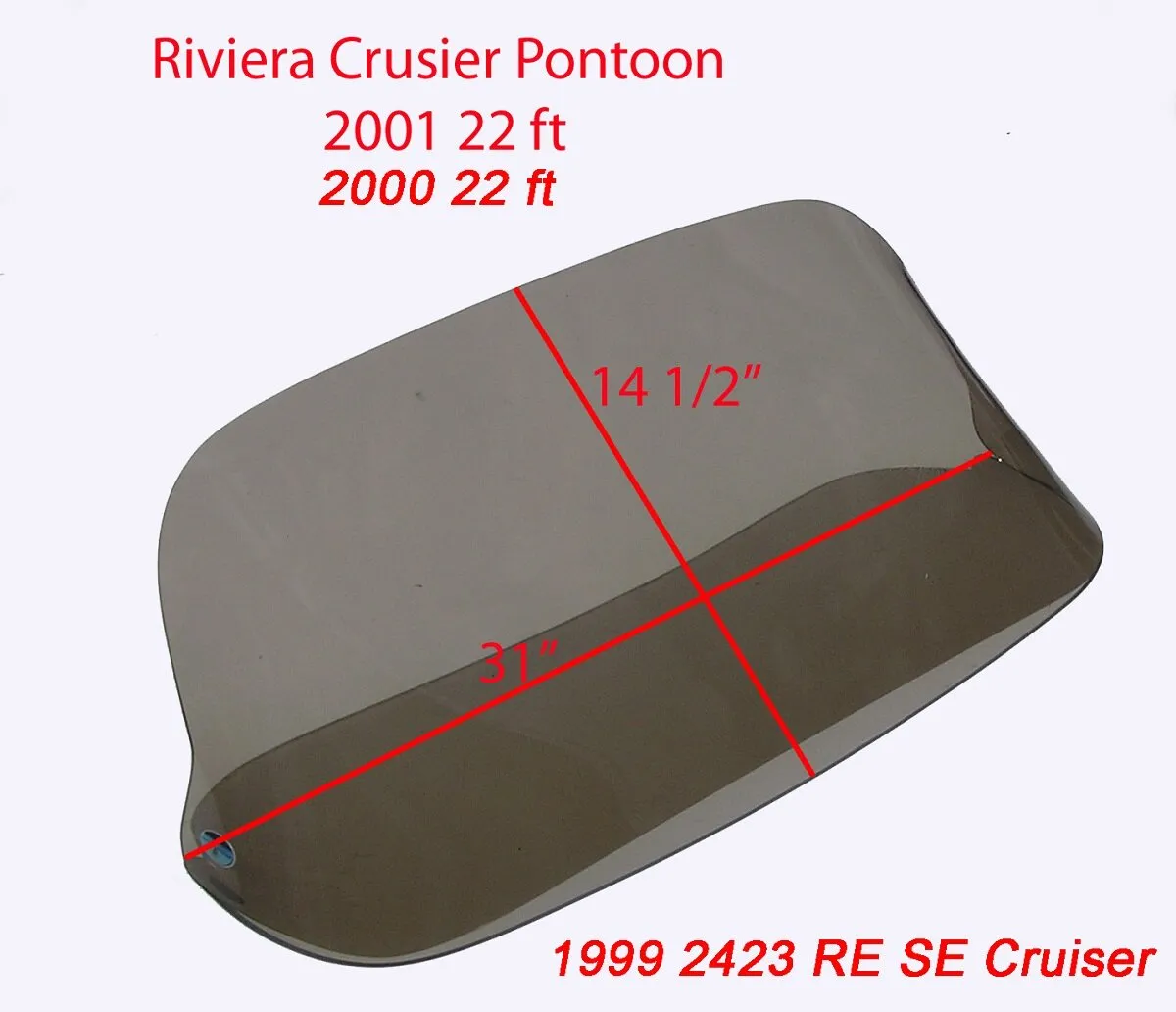 Riviera 2001 22ft Cruiser Pontoon