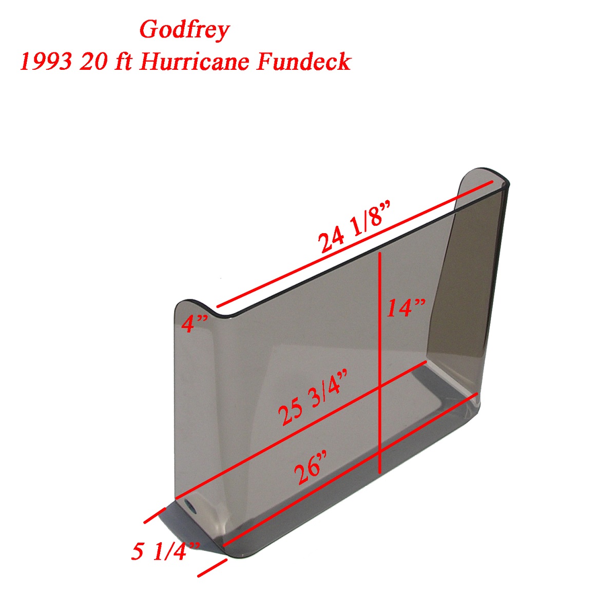 Godfrey 1993 20ft Hurricane Fundeck