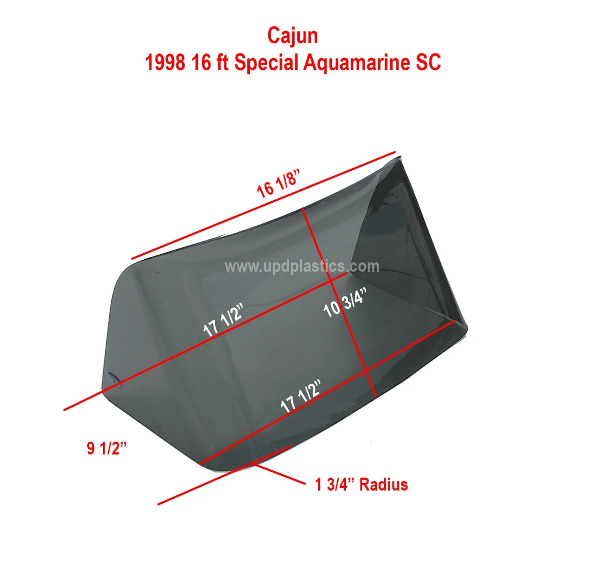 Cajun 1998 16ft Special Aquamarine