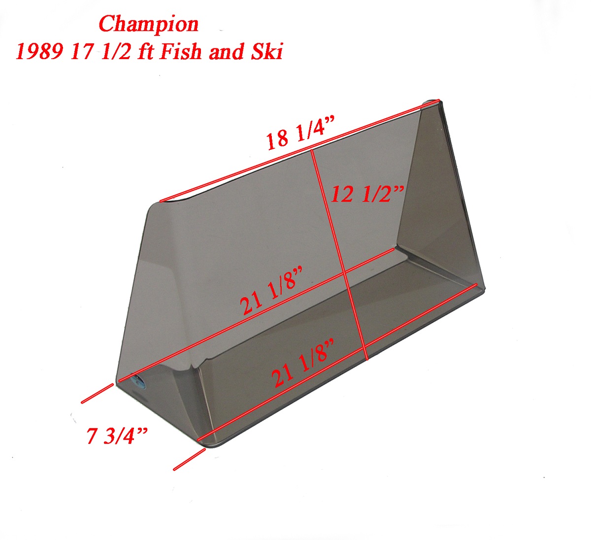 Champion 1989 17 1/2 ft Fish & Ski DC