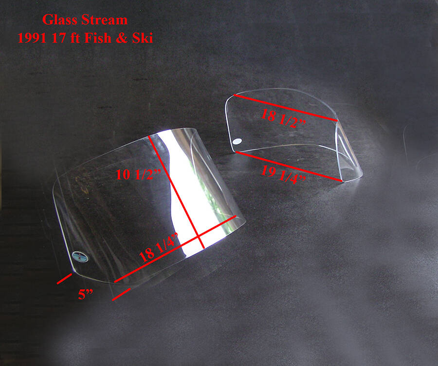 Glasstream 1991 17ft Fish and Ski DC