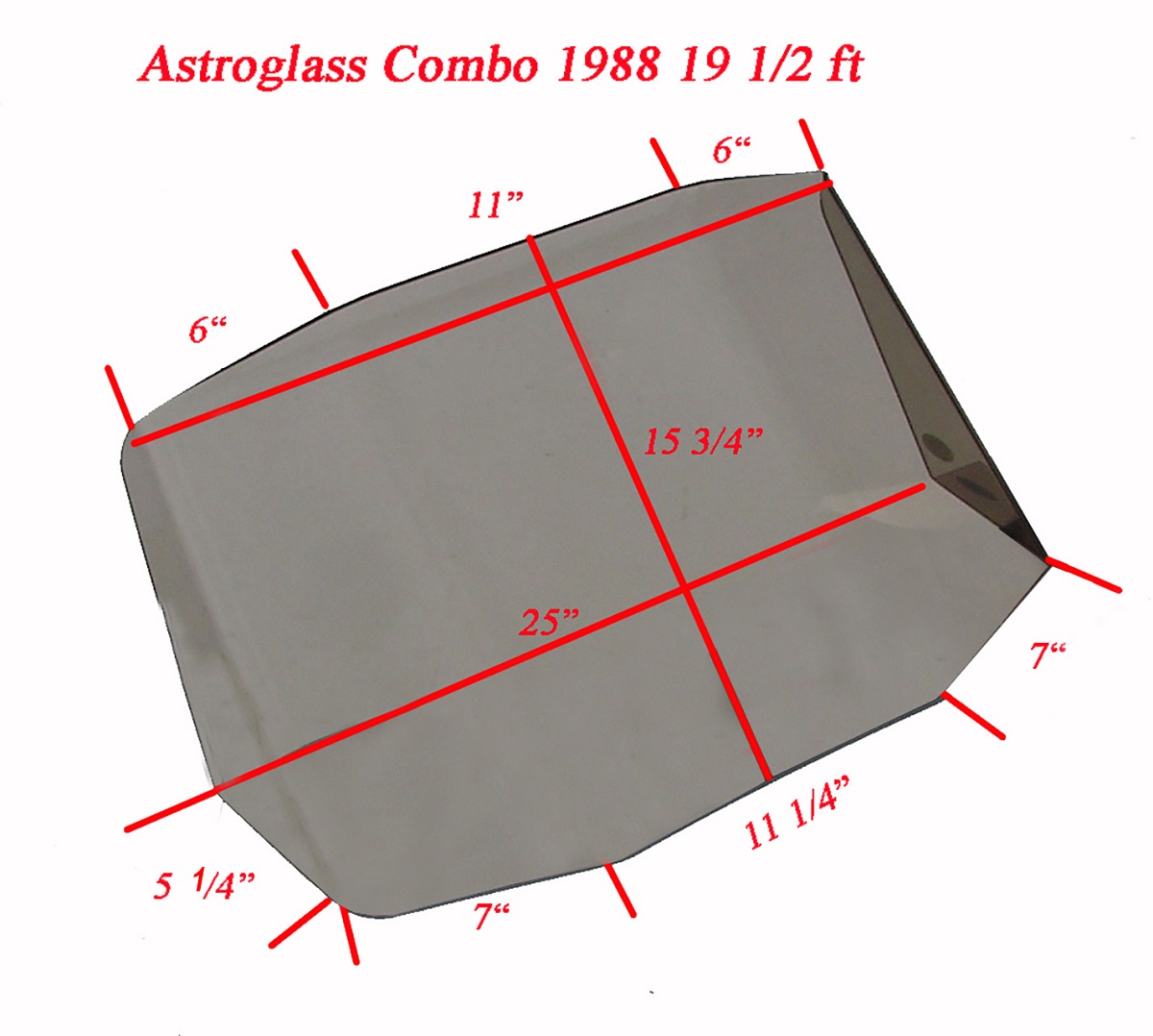 Astroglass 1988 19 1/2 ft Combo DC