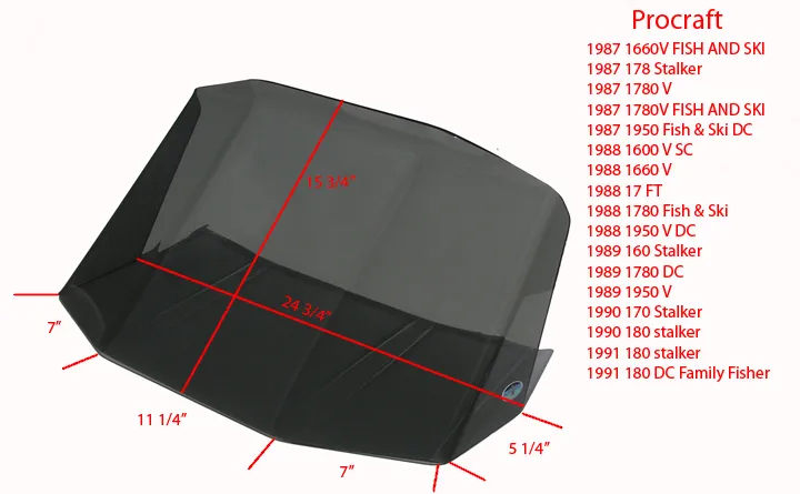 Procraft 1987 1660 V Fish & Ski