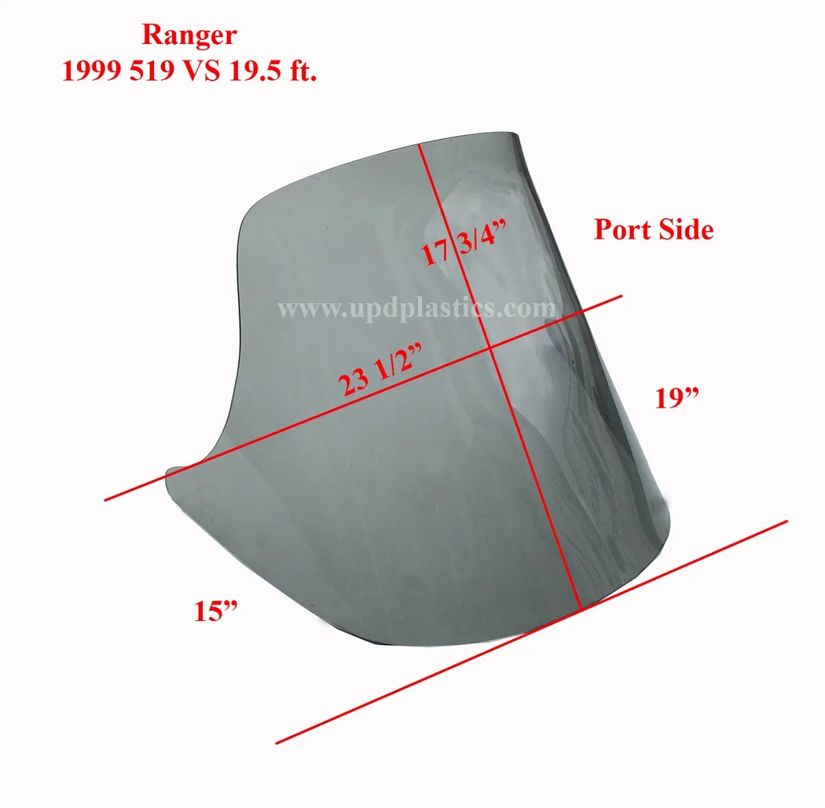 Ranger 1999 19.5 ft 519 VS Port Side Only