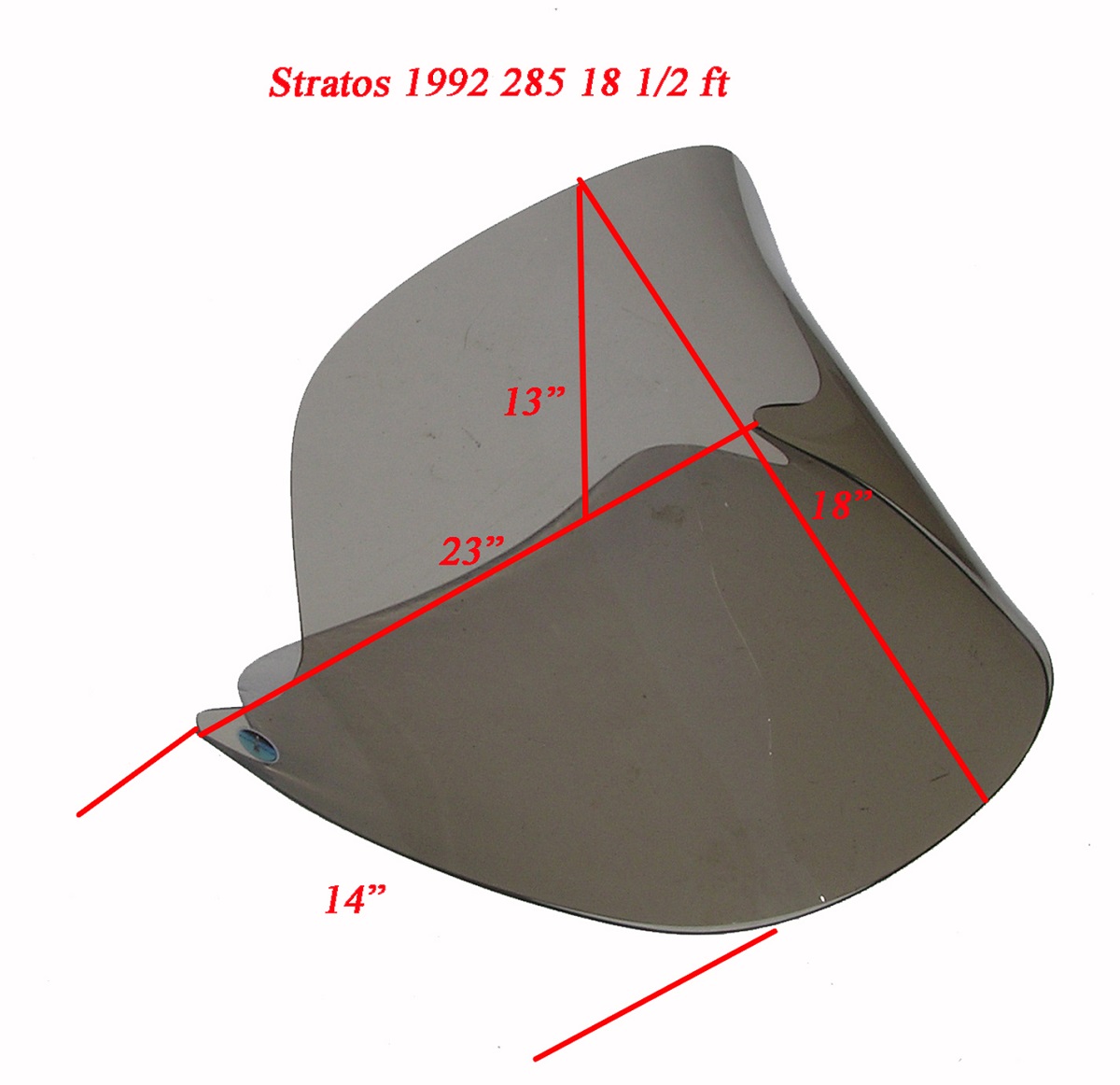 Stratos 1992 285 18 1/2 ft Bass Boat DC