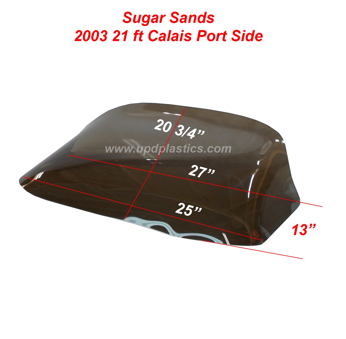 Sugar Sands 2003 21ft Calais Port Side