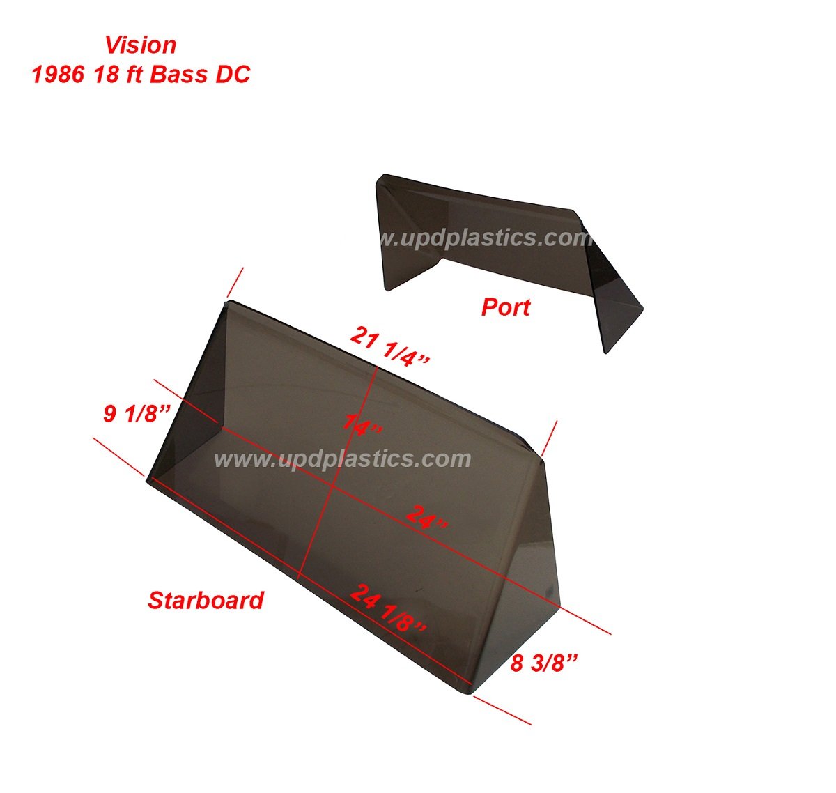 Vision 1986 18ft Bass DC