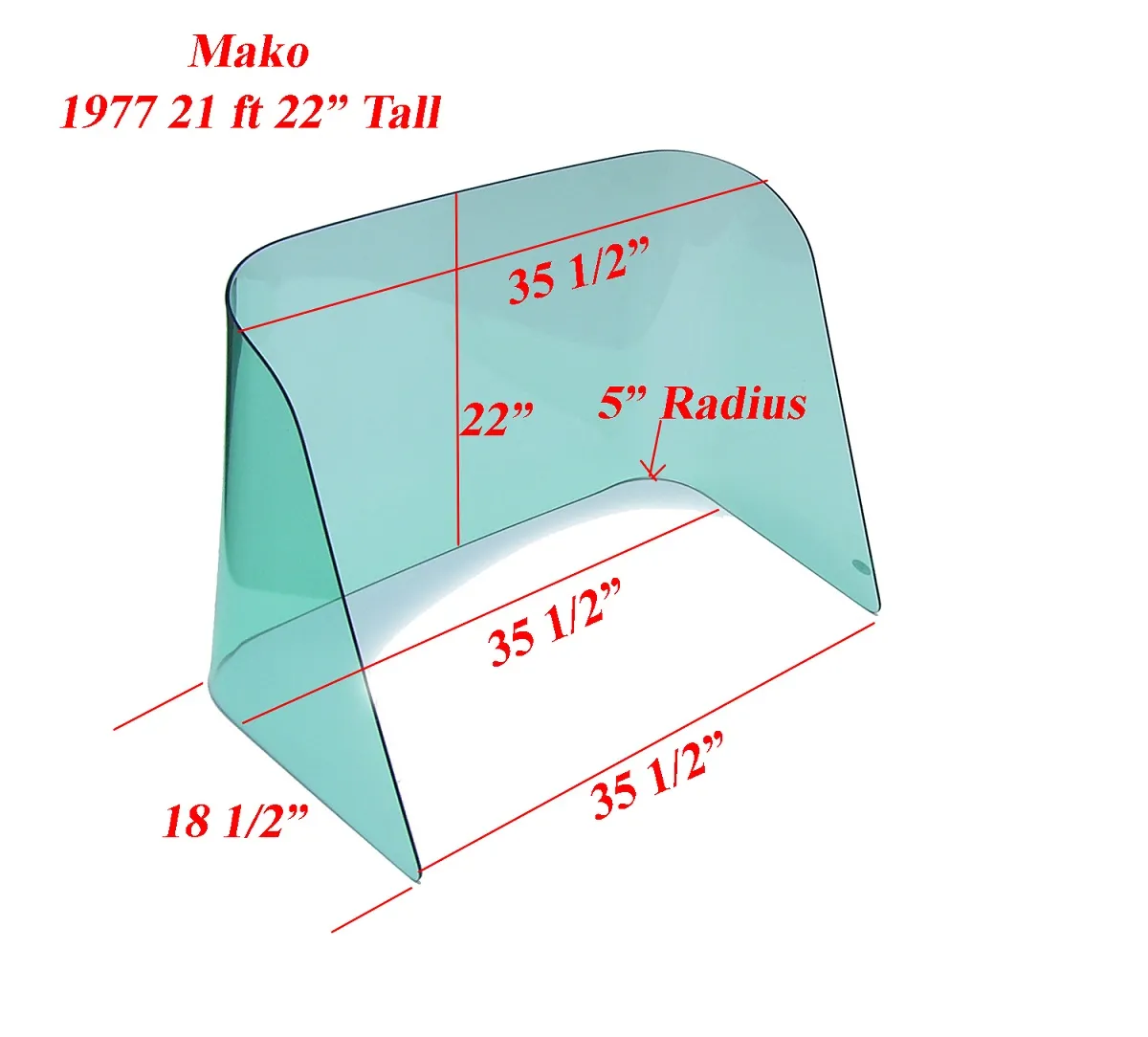 Mako 1977 21ft Large 22″ Super Console