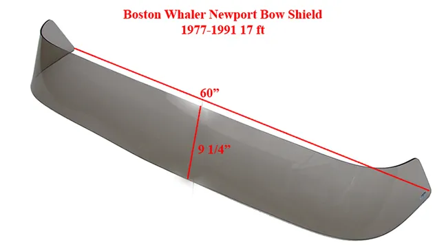Boston Whaler 1977 17ft Newport Bow Shield
