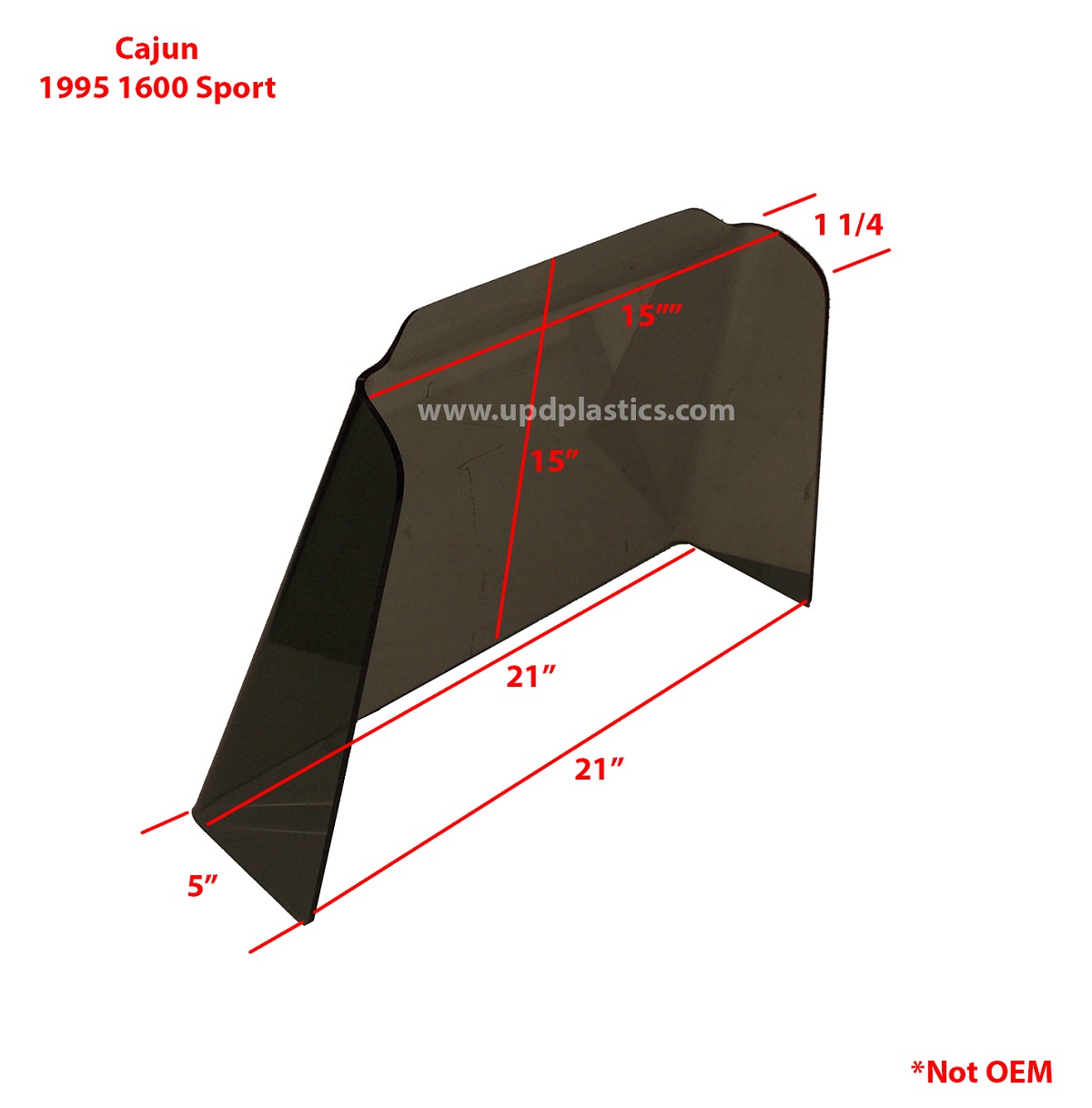 Cajun 1995 1600 Sport Starboard Side