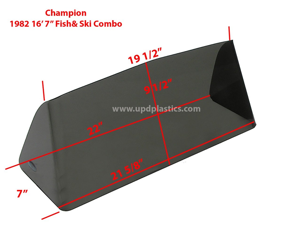 Champion 1982 16’7” Fish & Ski Combo DC