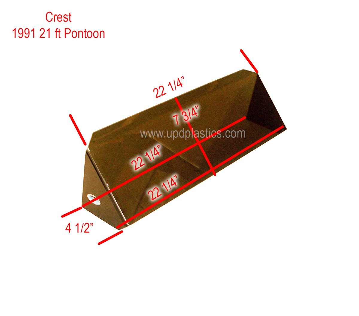 Crest 1991 21ft Pontoon