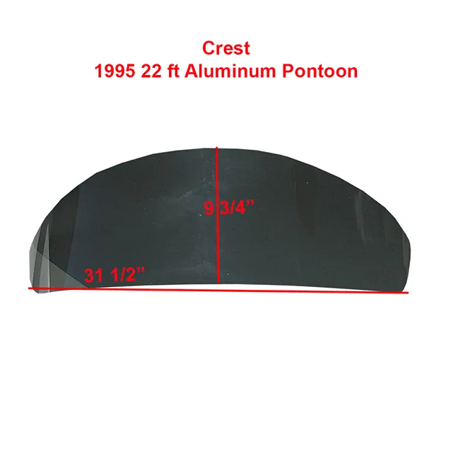Crest 1995 22ft Aluminum Pontoon Boat SC