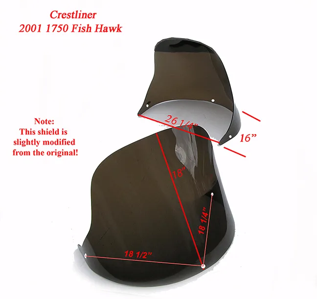 Crestliner 2001 1750 Fish Hawk DC