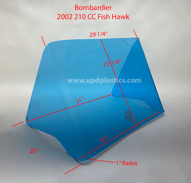 Bombardier 2002 210 CC Fish Hawk with Logo