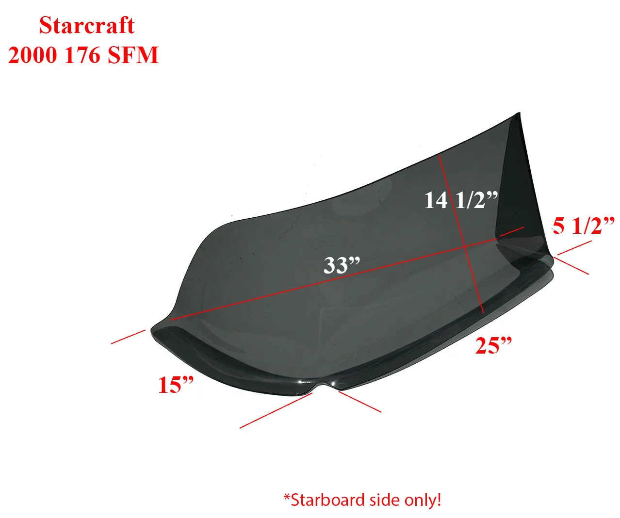 Star Craft 2000 176 SFM (Starboard Side Only)