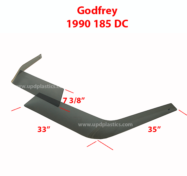 Godfrey 1990 185 DC Hurricane Sundeck Bow Shield