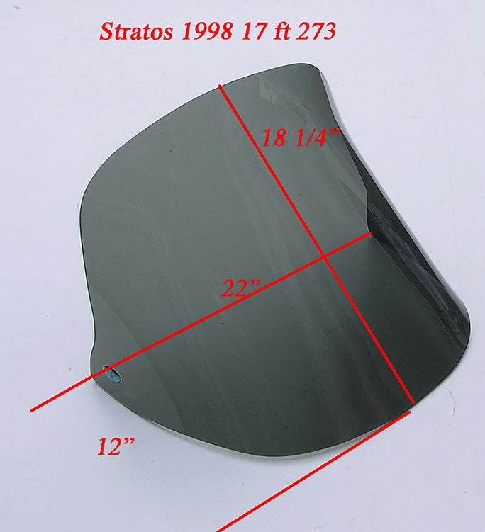 Stratos 1998 17ft 273 Bass Boat SC