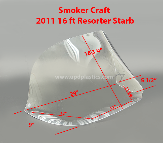Smoker Craft 2011 16ft Resorter Starb