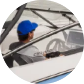 Customer boat