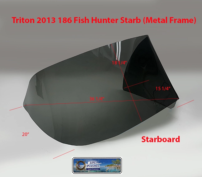 Triton 2013 186 Fish Hunter (Metal Frame Starboard Side only)