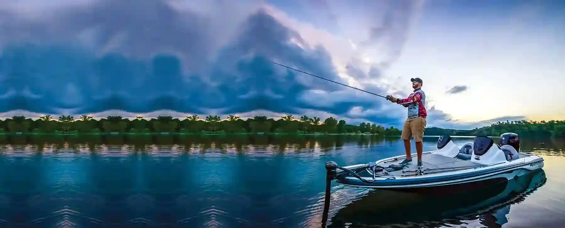 man fishing on boat