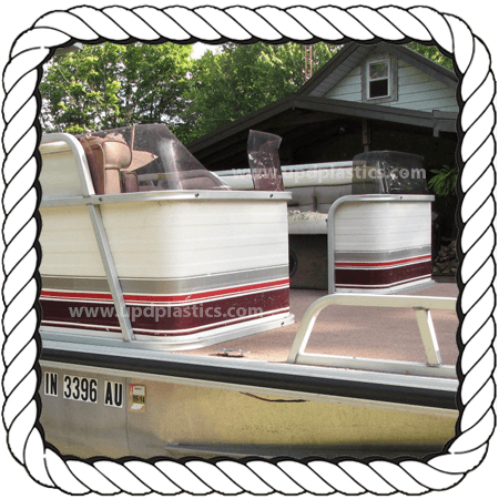 Lowe 1991 24ft Pontoon DC Bow Shields